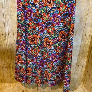 Lularoe Maxi Skirt: Multicolor